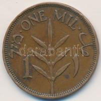 Palesztina 1927. 1M Br T:2- ph. Palestine 1927. 1 Mil Br C:VF edge error Krause KM#1