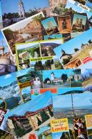 Kb. 200 db MODERN külföldi városképes lap; főleg jugoszláv, csehszlovák, német, osztrák, szovjet / Approx. 200 modern foreign town-view postcards; mostly Yugoslavian, Czechoslovakian, German, Austrian and Soviet