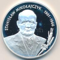 Lengyelország 1996. 10Zl Ag "Stanislaw Mikolajczyk" T:PP
Poland 1996. 10 Zlotych Ag "...