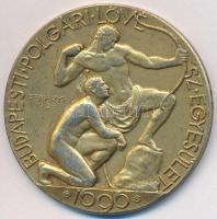 Reményi József (1887-1977) 1926. "Budapesti Polgári Lövész Egyesület" fém emlékérem (46mm) T:2,2-