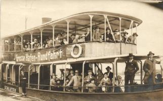 Grosse Hafen Rundfahrt, Schlütter steamhip, on board photo (gluemark)