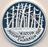 Lengyelország 1995. 20Zl Ag "Katyni mészárlás" T:PP
Poland 1995. 20 Zlotych Ag "Katyn...