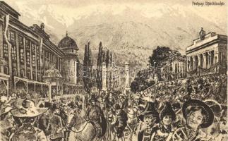 1909 Innsbruck, Tiroler Jahrhundertfeier, Festzug Speckbacher / anniversary festival