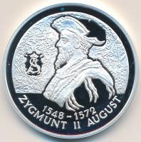 Lengyelország 1996. 10Zl Ag "II. Zsigmond Ágost" T:PP
Poland 1996. 10 Zlotych Ag "Sig...