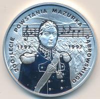 Lengyelország 1996. 10Zl Ag "Dabrowski-mazurka" T:PP
Poland 1996. 10 Zlotych Ag "Mazu...