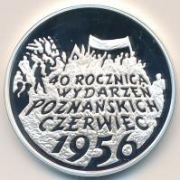 Lengyelország 1996. 10Zl Ag "Poznani munkássztrájk 40. évfordulója" T:PP
Poland 1996. 10 Z...