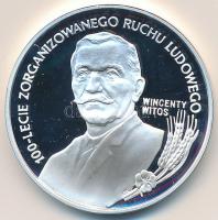 Lengyelország 1995. 10Zl Ag "Wincenty Witos" T:PP
Poland 1995. 10 Zlotych Ag "Wincent...