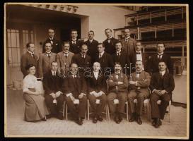 1914 Budapest II. sz. sebészet orvosi kara 16x24 cm