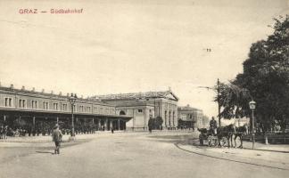 Graz, Südbahnhof; Jos. A. Kienreich / Southern railway station