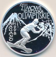 Lengyelország 1998. 10Zl Ag "Téli olimpia 1998" T:PP
Poland 1998. 10 Zlotych Ag "1998...