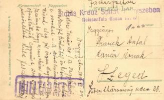 Nagyszeben, Hermannstadt; Pempflingergasse, Ansichtskartenverlag Karl Eugber No. 80. / street