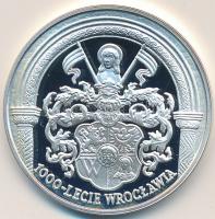 Lengyelország 2000. 10Zl Ag "Wroclaw 1000 éves" T:PP
Poland 2000. 10 Zlotych Ag "1000...