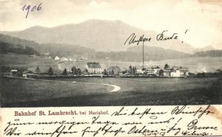 Sankt Lambrecht bei Mariahof, Bahnhof / railway station (gluemark)