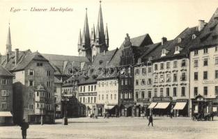 Cheb, Eger; Unterer Marktplatz / market place