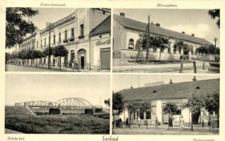 Sarkad, gyógyszertár, W. Károly üzlete, gyógyszertár, Kőrös-híd, takarékpénztár