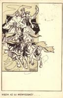 Viszik az új menyecskét...; kiadja Kner Izidor s: Garay