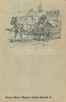 Magyar falusi típusok II, nyomtatta és kiadja Kner Izidor Gyomán, 1. sorozat s: Garay Ákos