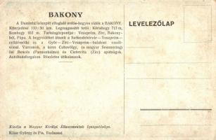 Bakony, MÁV belföldi turisztikai reklám / Hungarian State Railways tourism campaign