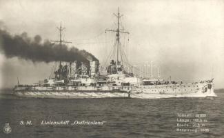 SM Linienschiff Ostfriesland / German navy