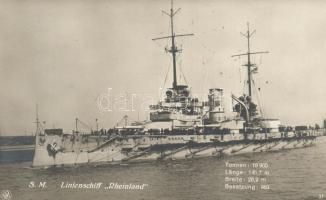 SM Linienschiff Rheinland / German navy