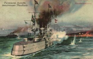 1914 Türkische Schiffe beschiessen die russische Hafenstadt Teodosia / WWI sea battle