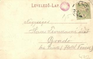 Ercsi, vasútállomás, gőzmozdony; kiadja Déri János és fia (EK)