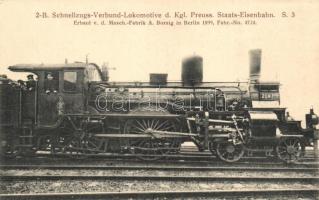 2-B Schnellzugs-Verbund-Lokomotive d. Kgl. Preuss. Staats-Eisenbahn. S. 3 / German locomotive