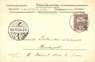 Christmas, Art Nouveau litho s: Kieszkow