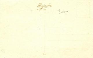 Children in Japanese dress, Italian art postcard Majestic CCM 2499. s: Bertiglia