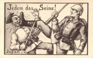Jedem das Seine; Wilh. S. Schröder / German military propaganda, humour