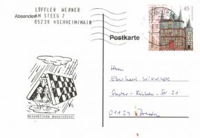 Fernschachtreffen - 27 German postcard chess cards