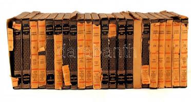 Új idők lexikona 21 kötet a 24 kötetből. Signer és Wolfner Irodalmi intézet, Budapest Egységes, aran...