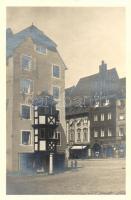 Cheb, Eger; Alte Partizierhäuser am Marktplatz, Germana Drogerie / patrician houses, market place, pharmacy