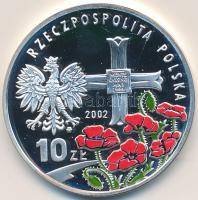 Lengyelország 2002MW 10Zl Ag "Wladyslaw Anders generális" multicolor T:PP Poland 2002MW 10 Zlotych Ag "General Wladyslaw Anders" multicolour C:PP