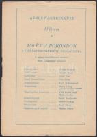 cca 1958-1959 A Fővárosi Nagycirkuszban vendégszereplő Aeros Nagycirkusz 150 év a porondon című kiad...