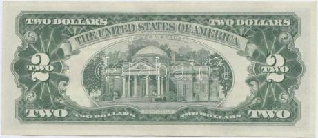 Amerikai Egyesült Államok 1963. 2$ vörös pecséttel T:I- (hajtatlan)
USA 1963. 2 Dollars with red sea...