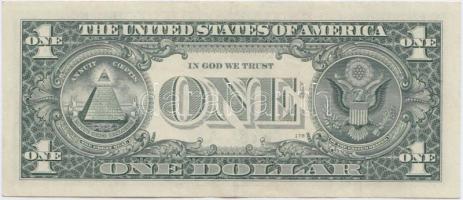 Amerikai Egyesült Államok 2006. 1$ "L *" sorozat, zöld pecséttel T:II
USA 2006. 1 Dollar &...