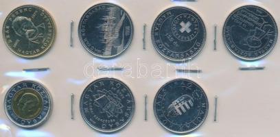 2004-2007. 50Ft (5xklf) + 2003. 20Ft "Deák" + 2002. 100Ft "Kossuth" T:2