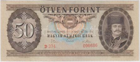 1969. 50Ft nyomdai papírráncokkal T:I