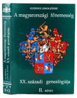 Gudenus János József: A magyarországi főnemesség XX. századi genealógiája II. kötet (K-O). Bp., 1999, Heraldika Kiadó. Kiadói kartonált kötés, jó állapotban.