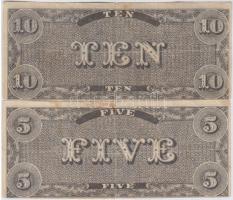 Amerikai Egyesült Államok / Richmond 1961. 5$ + 10$ hamisítvány T:III
USA / Richmond 1961. 5 Dollars...