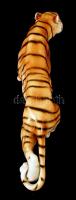 Royal Dux tigris, kézzel festett, jelzett, hibátlan, h:33 cm, m:16,5 cm / Royal Dux tiger, perfect c...
