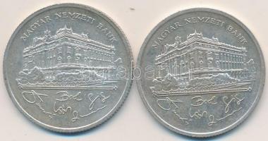 1992. 200Ft Ag "MNB" (2x) T:2,2-
Adamo F13