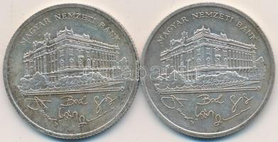 1992. 200Ft Ag "MNB" (2x) T:2,2-
Adamo F13