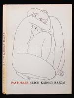 Pastorale. Reich Károlya rajzai. Dedikált! Bp., 1973, Képzőművészeti Alap Kiadóvállalata. Kiadói kar...