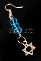 Kék gyöngyökkel díszített fülbevalópár /
earring