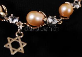 Gyöngyökkel díszített karkötő, h: 20 cm /
bracelet