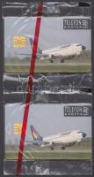 1992 2 db bontatlan csomagolású, MALÉV telefonkártya / Hungarian phone cards
