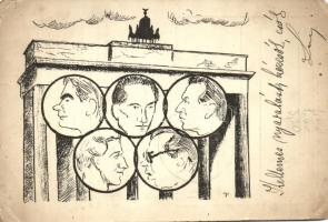 Drucksache / Pázmány Péter Tudományegyetem jogi karán végzett hallgatók olimpiai drukkoló lapja / Hungarian university students fans of the Olympic Games (EK)