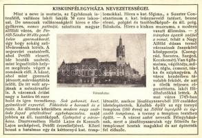 10 db RÉGI magyar városképes lap; városok nevezetességei / 10 old Hungarian town-view postcard; famo...